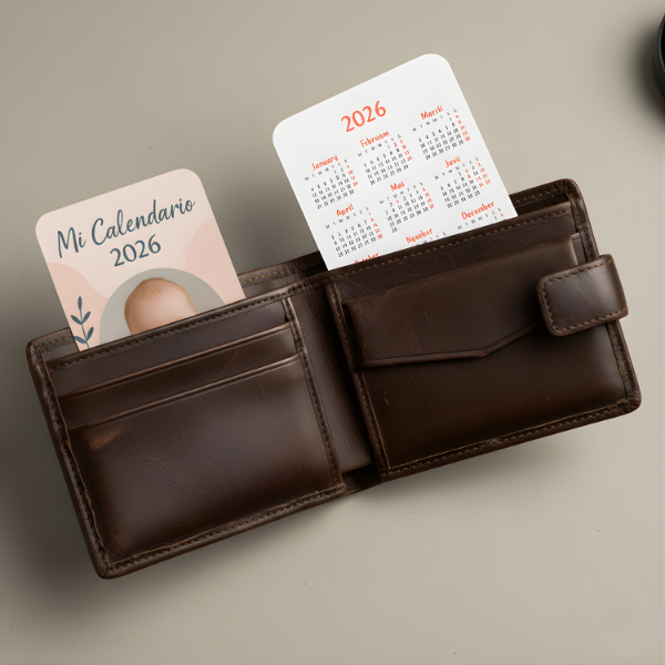 Calendario bolsillo personalizado